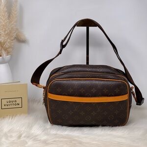 💯Authentic Preloved a Louis Vuitton Monogram Reporter crossbody/shoulder bag